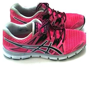 Asics gel blurr 33 hot pink running shoes